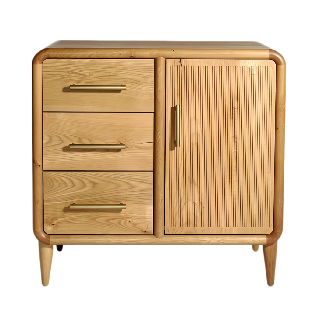 **Moderne houten kast met lade en deur**